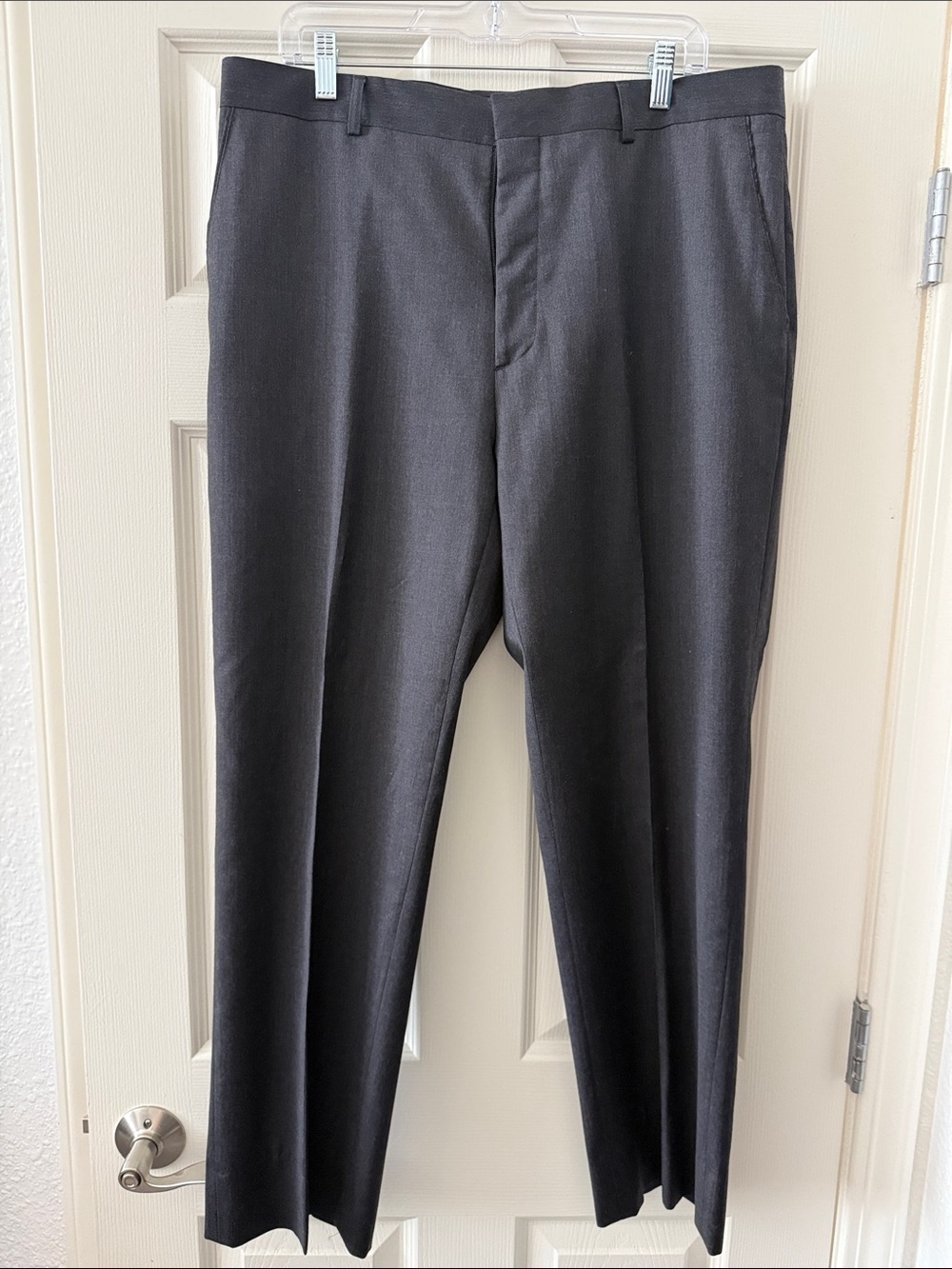 Kenneth Cole Men's Black Dress Pants - Flat Front
